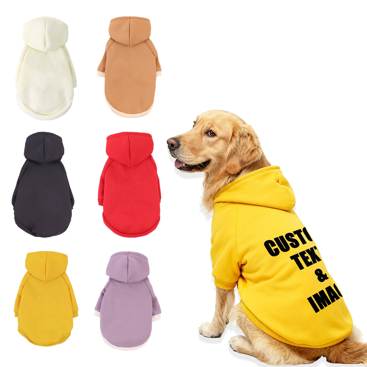 Cozy Cotton Dog & Cat Hoodie – Warm Winter Sweatshirt, XS–5XL