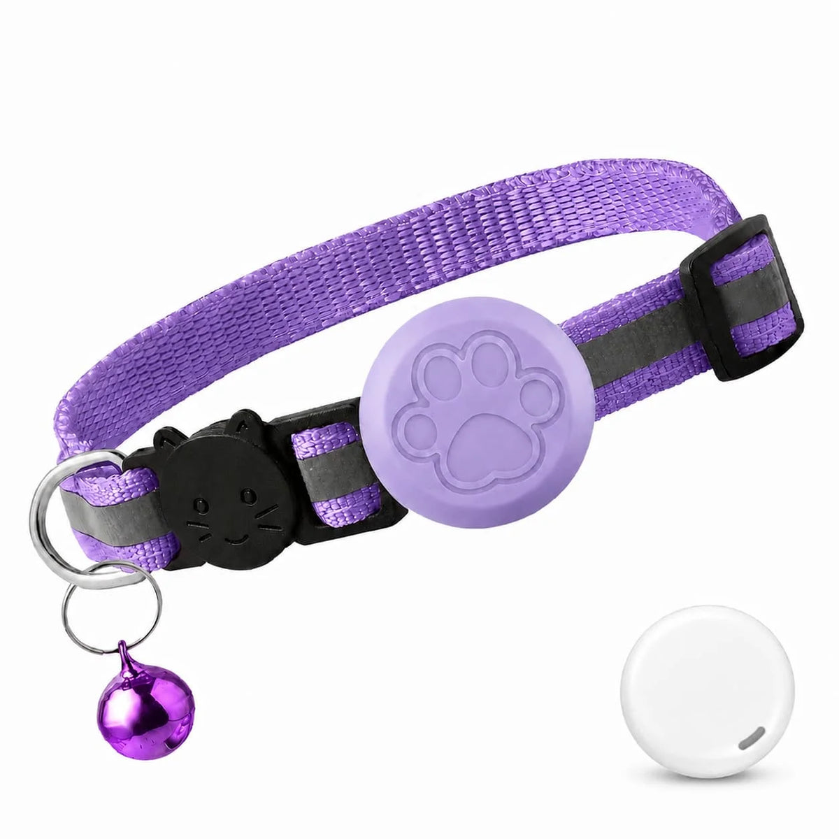 Reflective GPS Tracker Collar with Bell