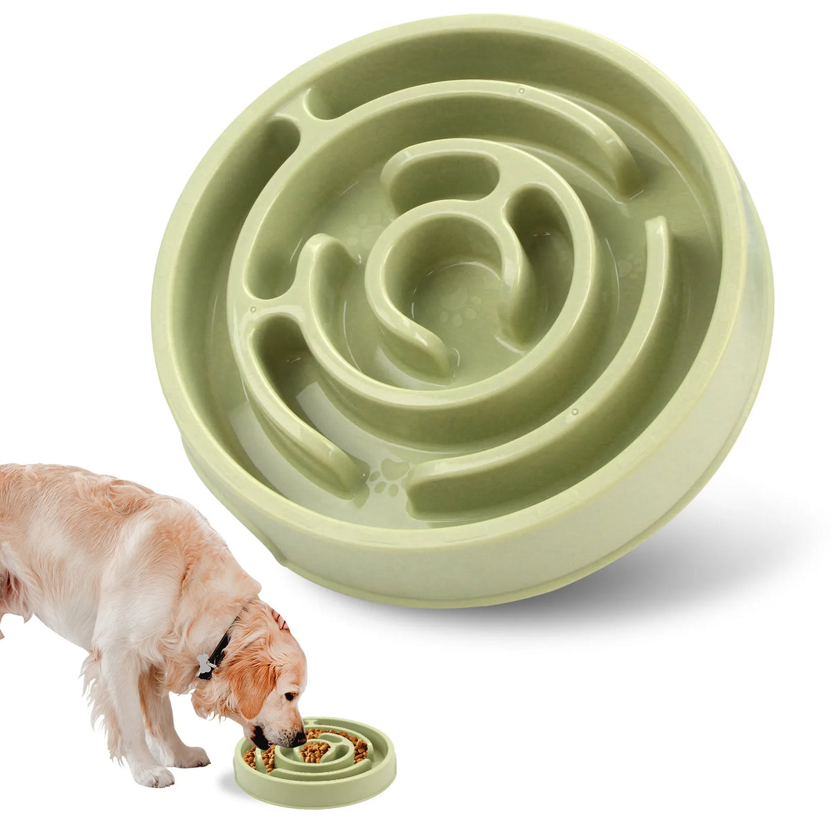 Non-Slip Slow Feeder Pet Bowl