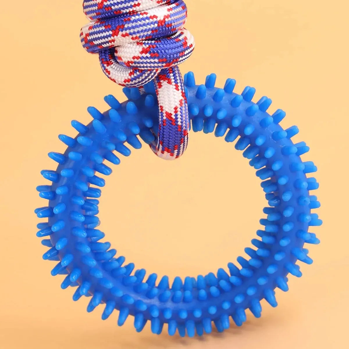 Spiked Dental Ring Dog Toy