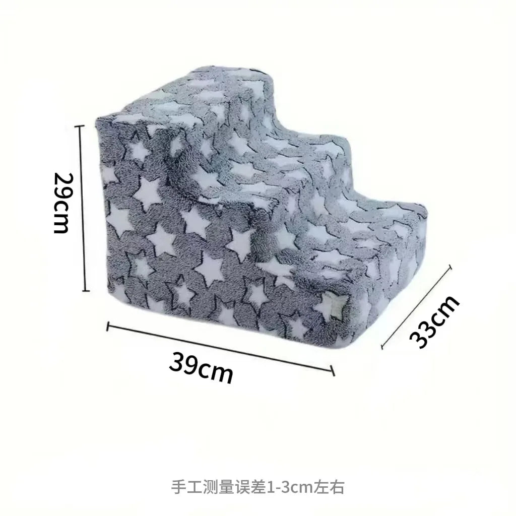 Lightweight Pet Stairs for Bed & Couch – Removable Washable Cover