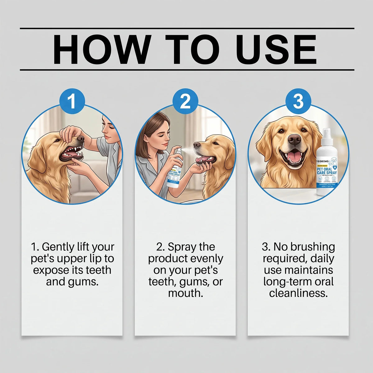 Pet Dental Spray for Fresh Breath