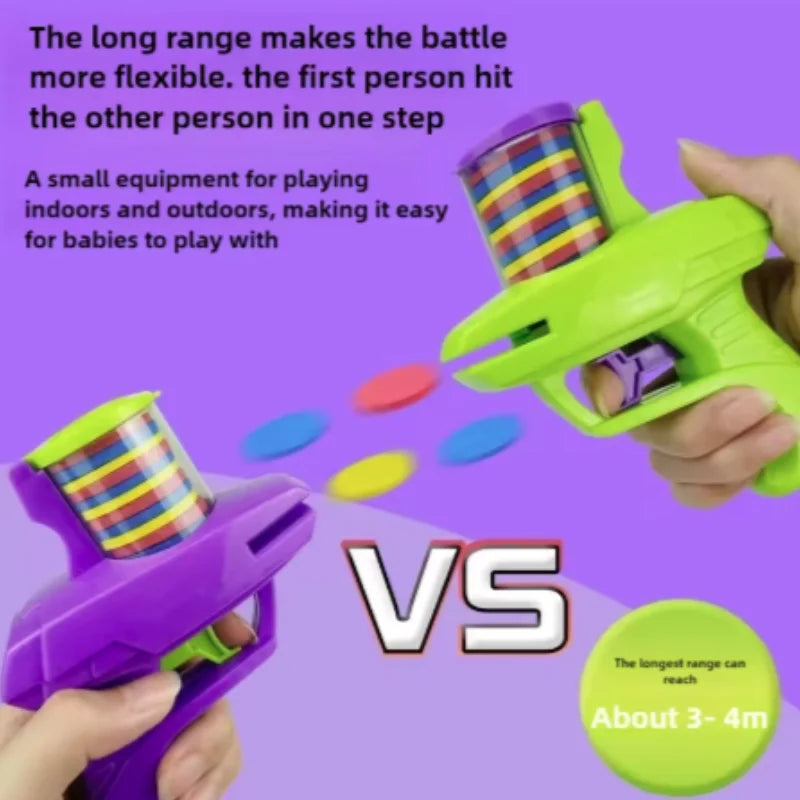 Flying Disc Launcher Toy Set
