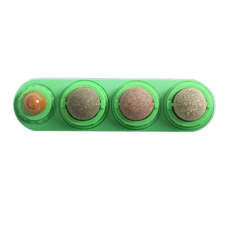 4-in-1 Silver Vine Catnip Wall Ball