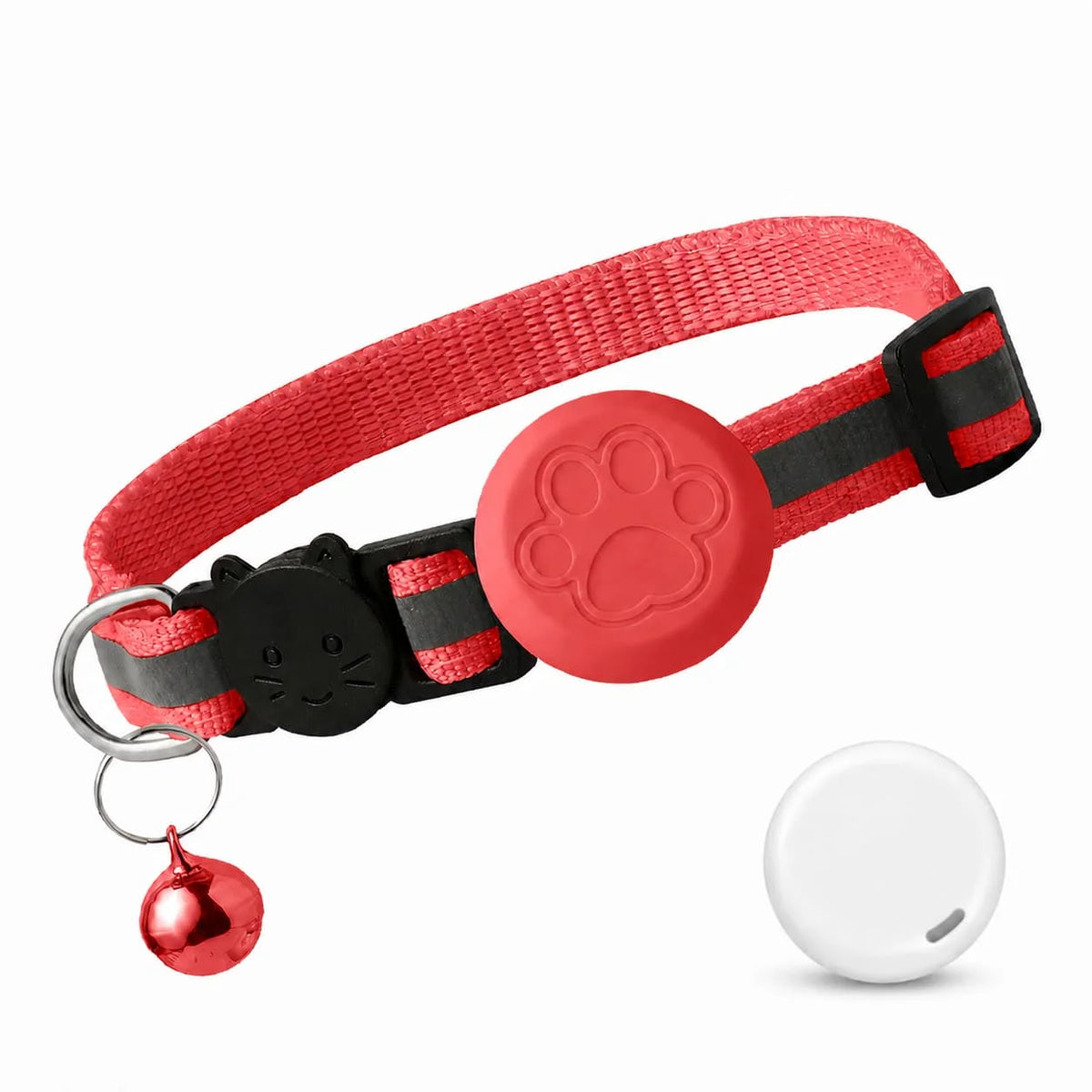 Reflective GPS Tracker Collar with Bell