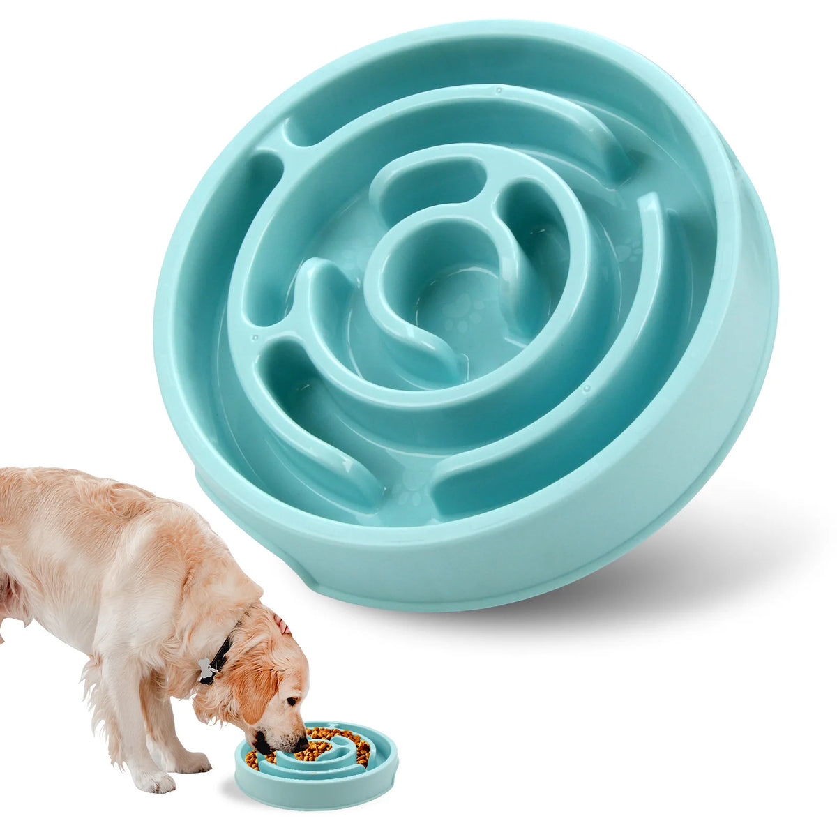 Non-Slip Slow Feeder Pet Bowl