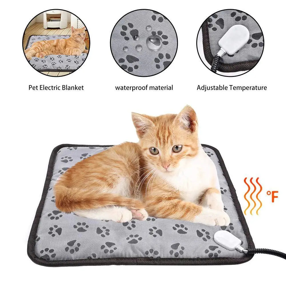 Adjustable Electric Heating Pad for Dogs & Cats