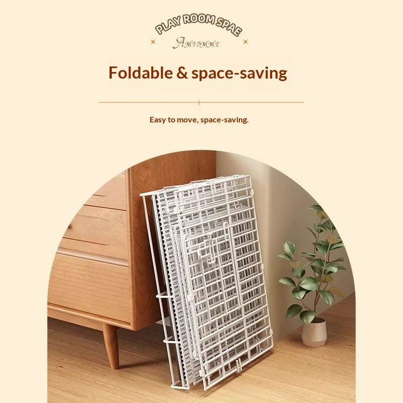 Foldable Indoor Dog Playpen Fence