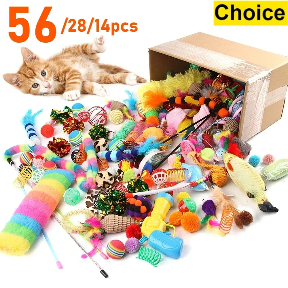 Cat Toy Variety Pack (14–56 pcs)