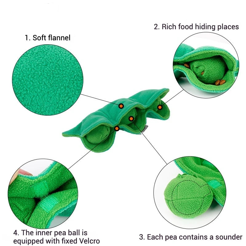 Pea Pod Snuffle Plush Toy