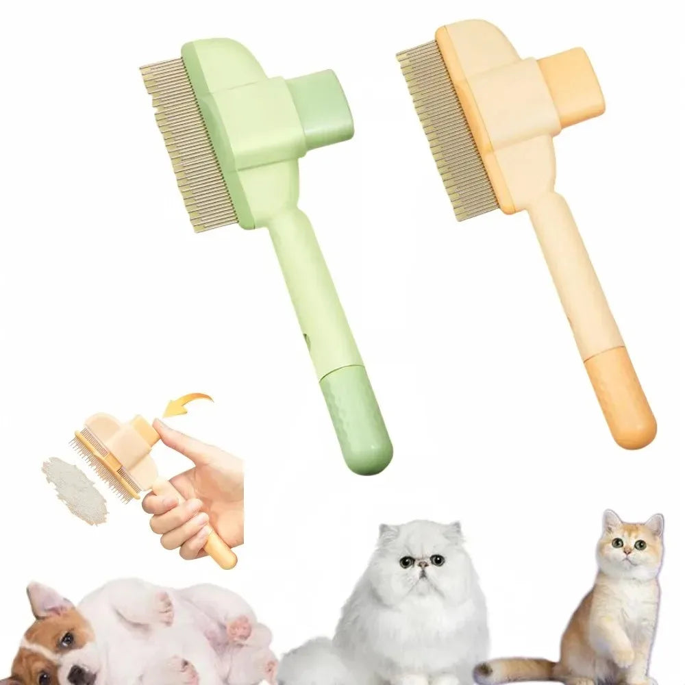 Self-Cleaning Cat Comb for Long Hair