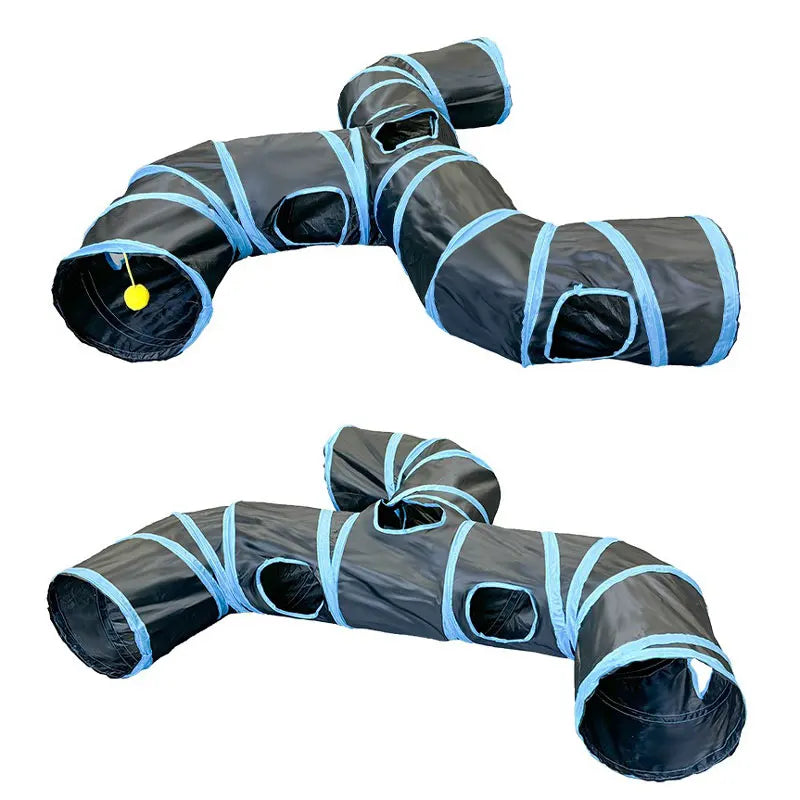 3-Way Foldable Cat Play Tunnel