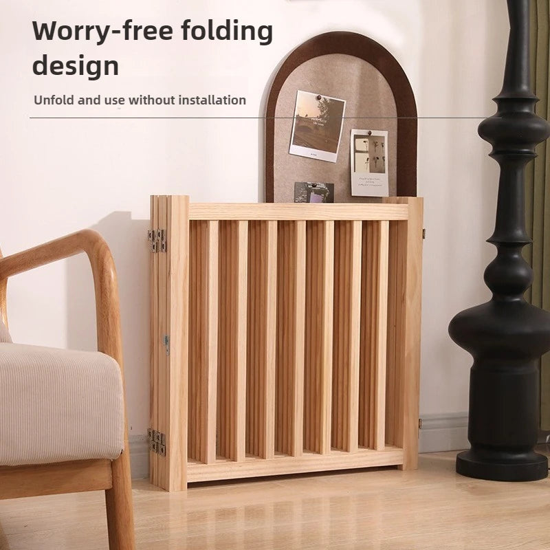 Solid Wood Folding Dog Fence