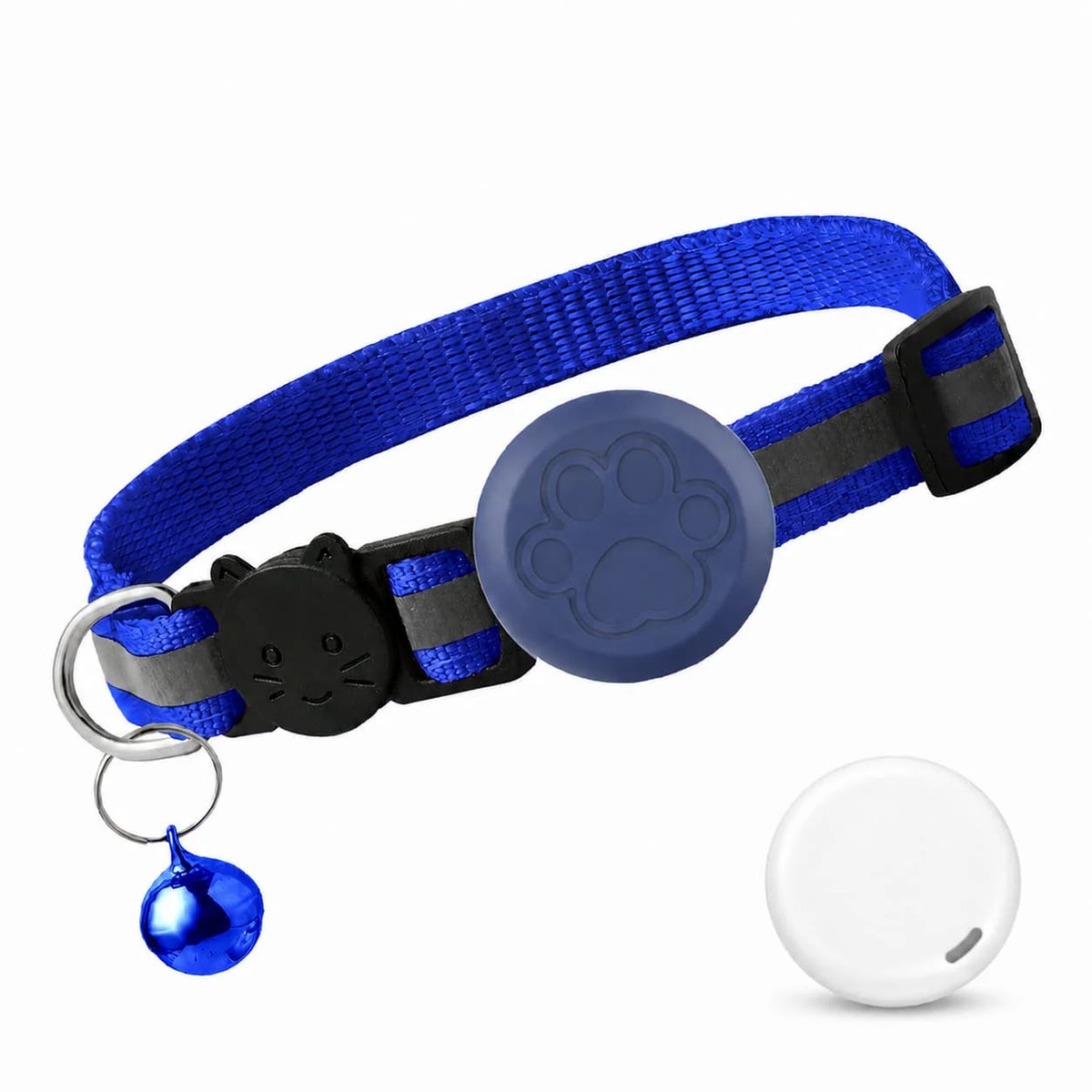 Reflective GPS Tracker Collar with Bell