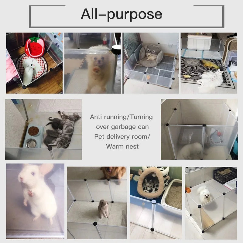 Modular Wire Playpen for Small Pets