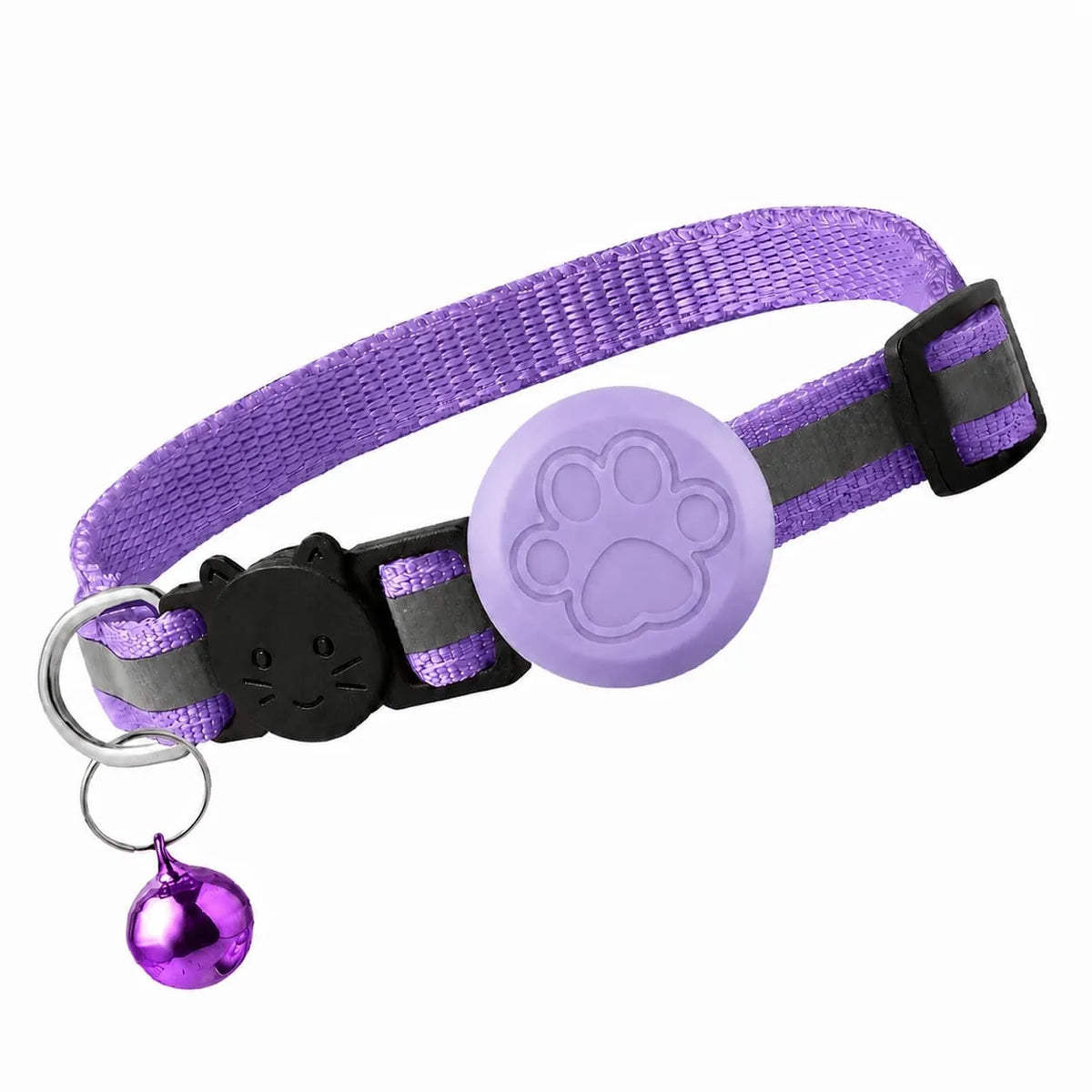 Reflective GPS Tracker Collar with Bell