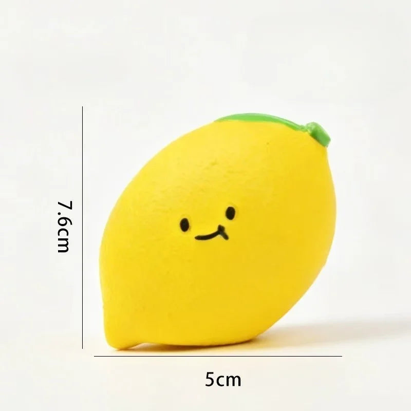 Fruit-Shaped Latex Dog Chew Toy