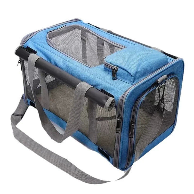 Large Foldable Mesh Pet Carrier