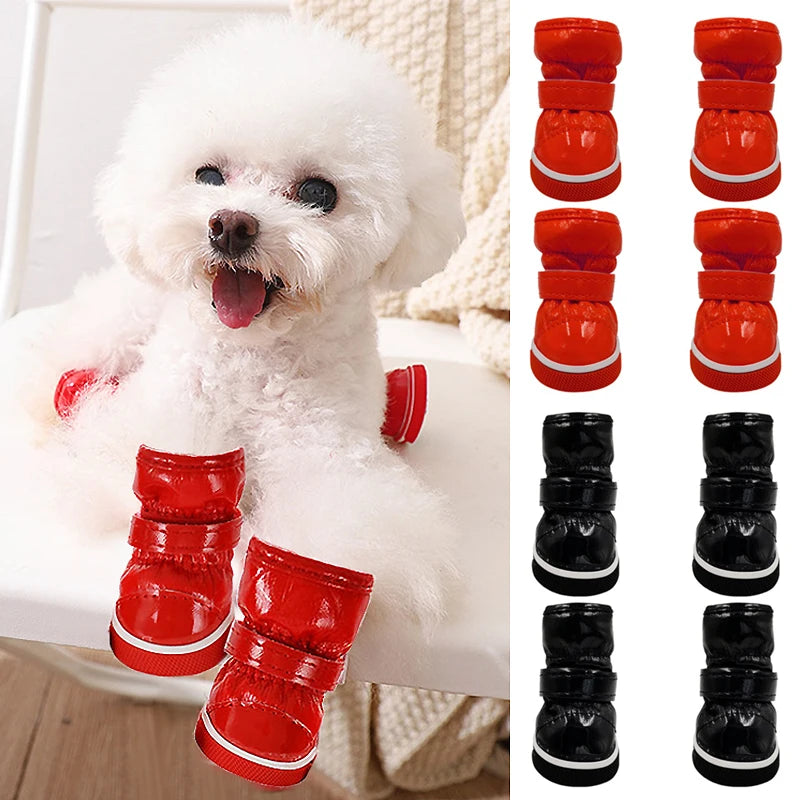 Winter Dog Snow Boots (4 pcs)