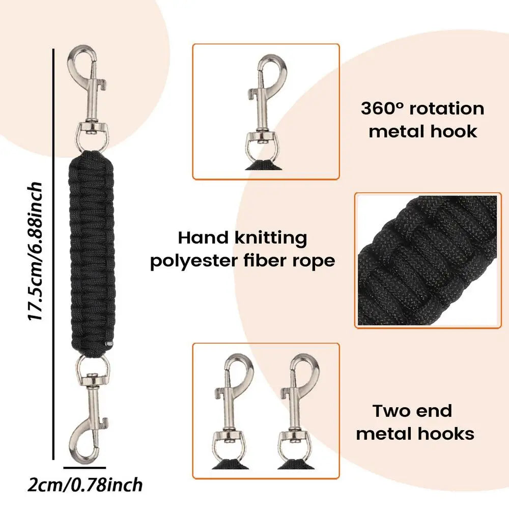 Double-End Dog Collar Safety Clip