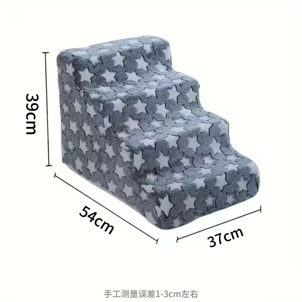 Lightweight Pet Stairs for Bed & Couch – Removable Washable Cover