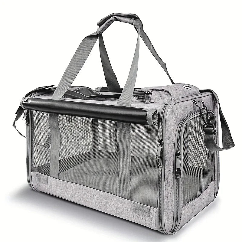 Large Foldable Mesh Pet Carrier