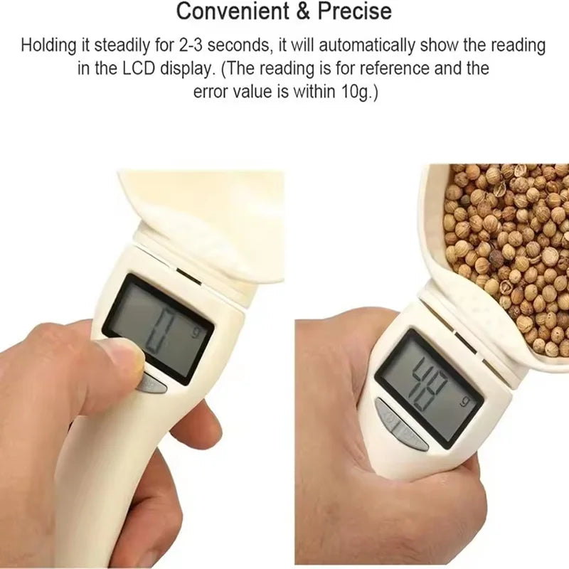 Digital Pet Food Scale with Measuring Spoon