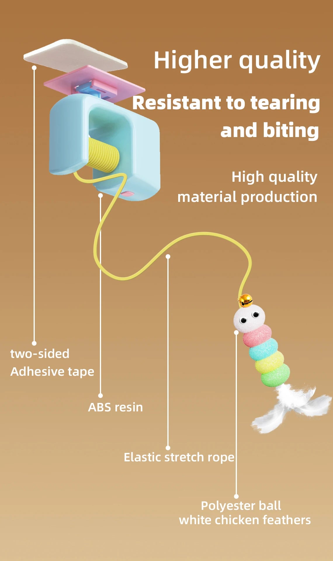 Hanging Flying Bird Cat Toy