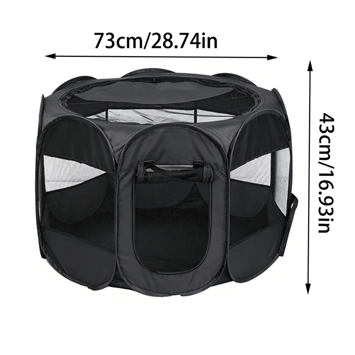 Octagonal Foldable Pet Tent Playpen