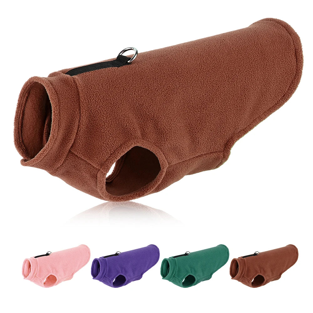 Warm Fleece Dog Vest