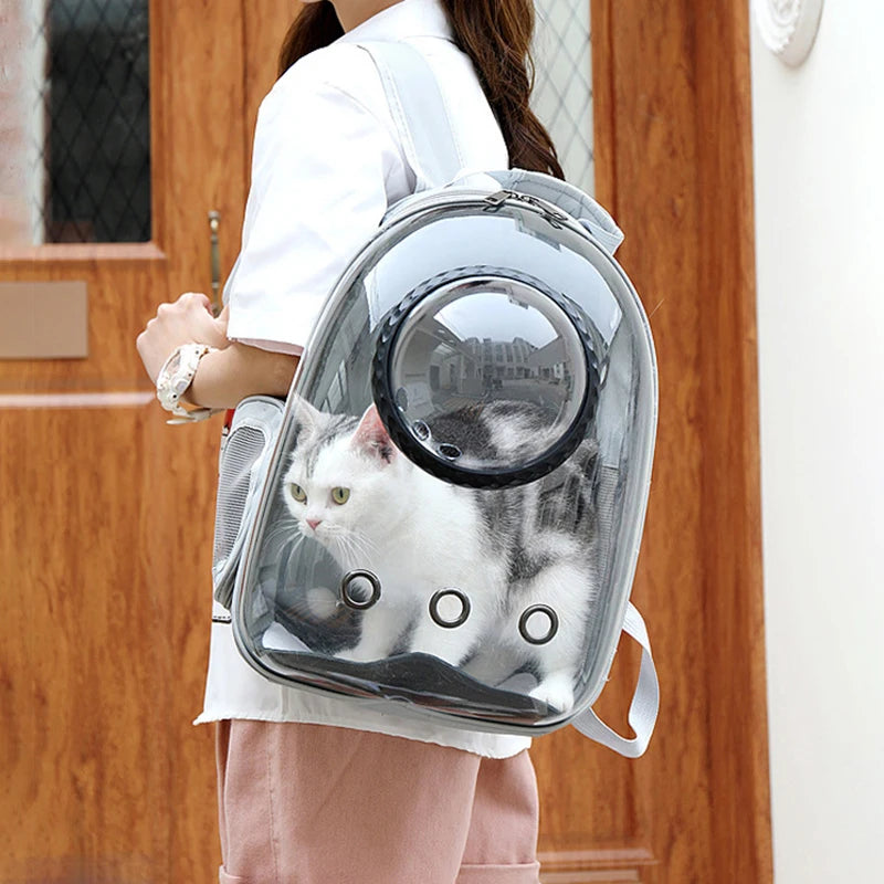 Clear Bubble Cat Carrier Backpack