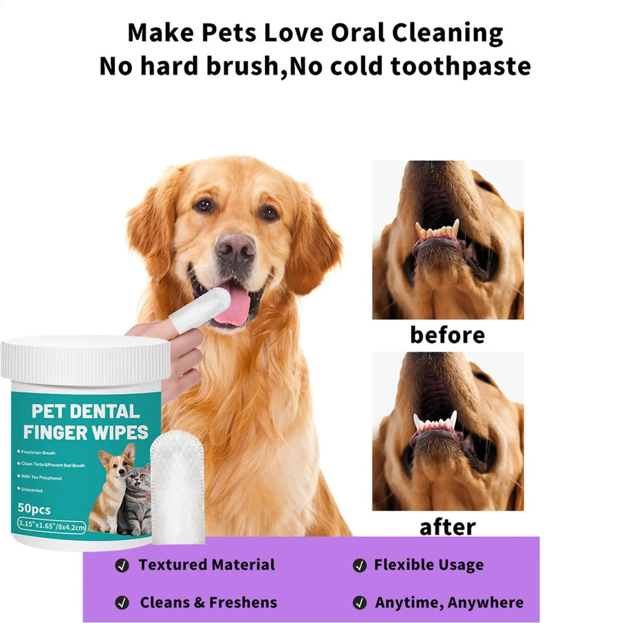 Disposable Finger Toothbrush for Pets
