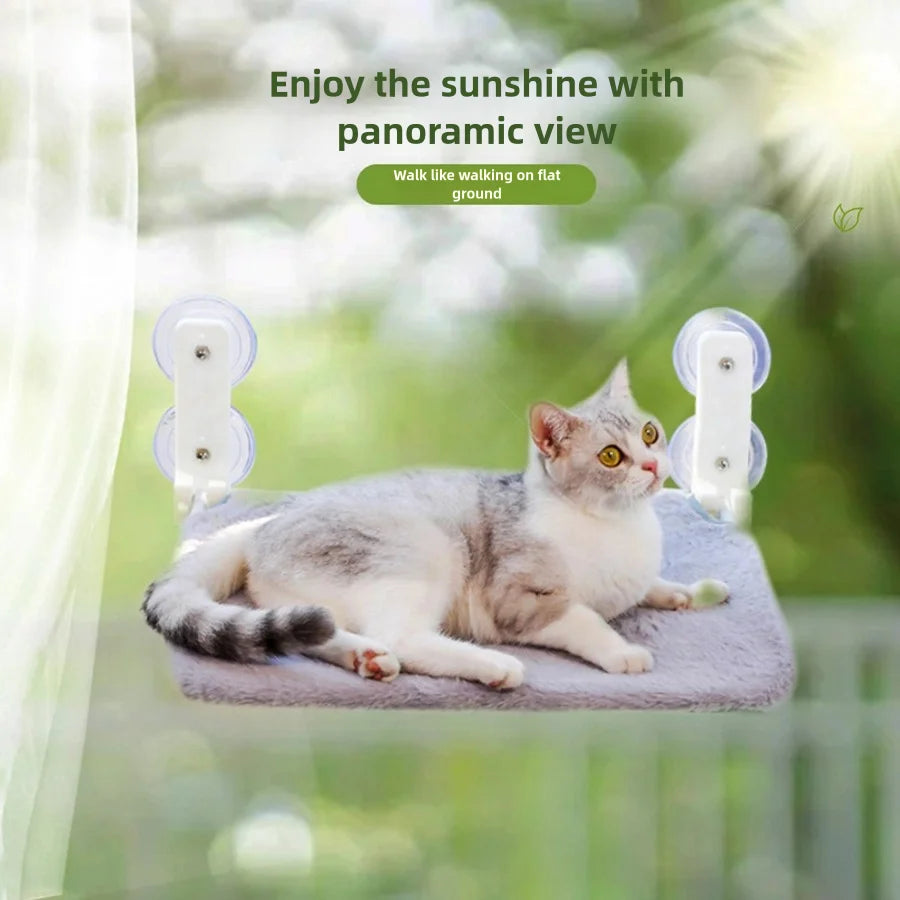 Cat Window Hammock with Suction Cups – Foldable, Mesh or Plush