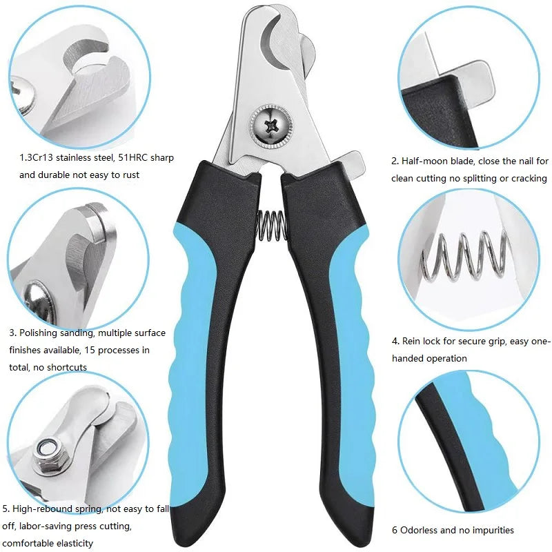 Pet Nail Clippers for Dogs & Cats