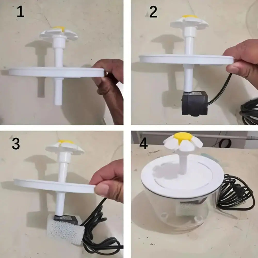 Cat Water Fountain with Filter – 1.2L