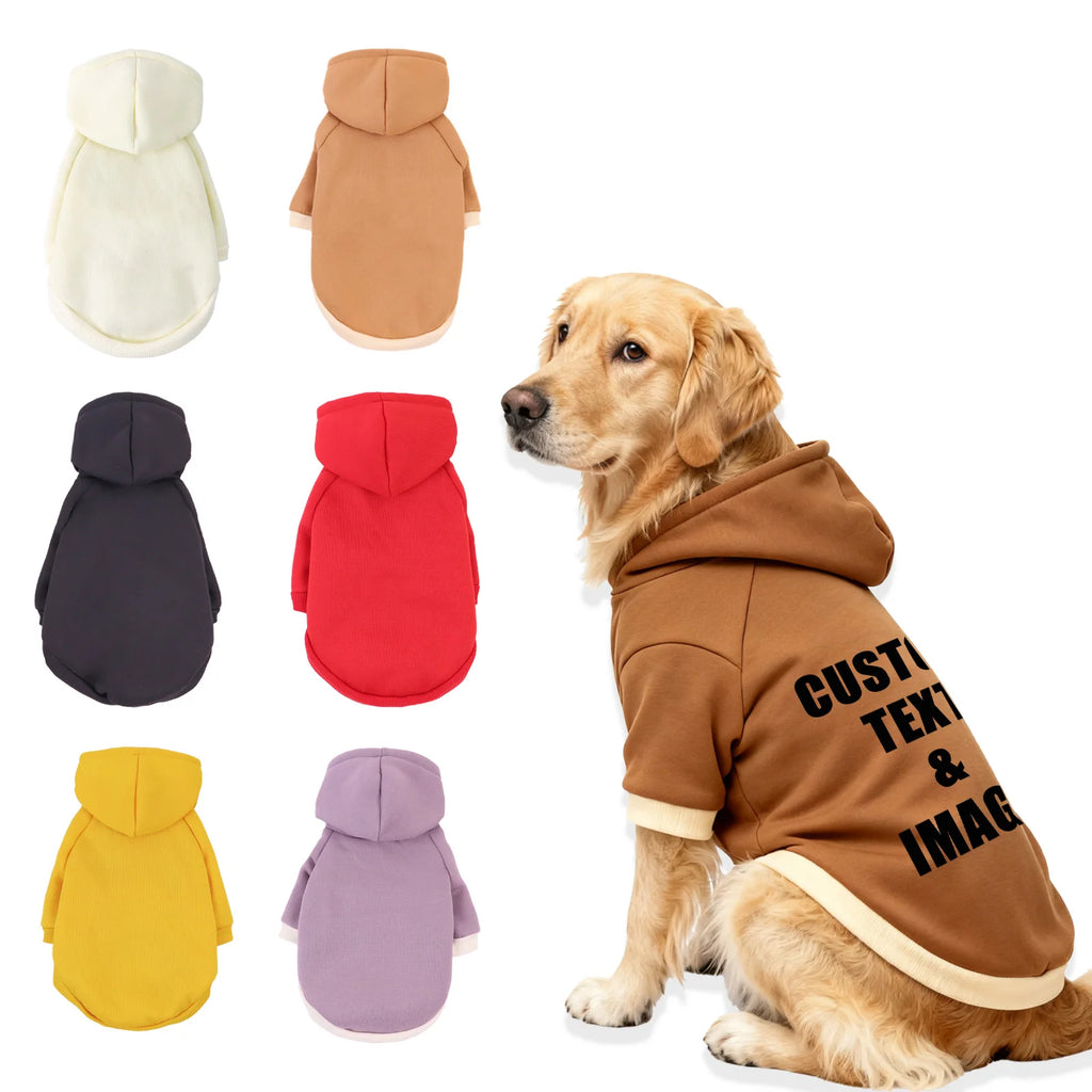 Cozy Cotton Dog & Cat Hoodie – Warm Winter Sweatshirt, XS–5XL
