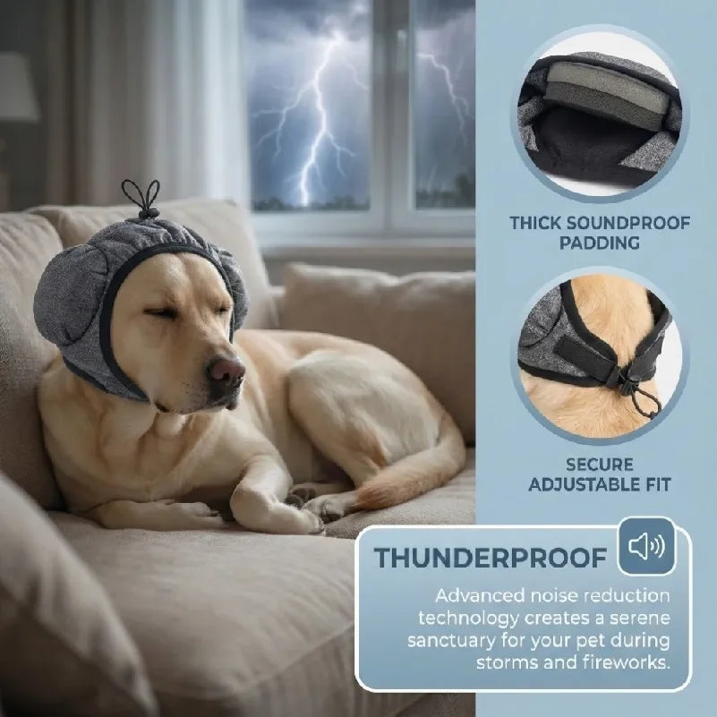 Dog Noise-Reduction Ear Muffs