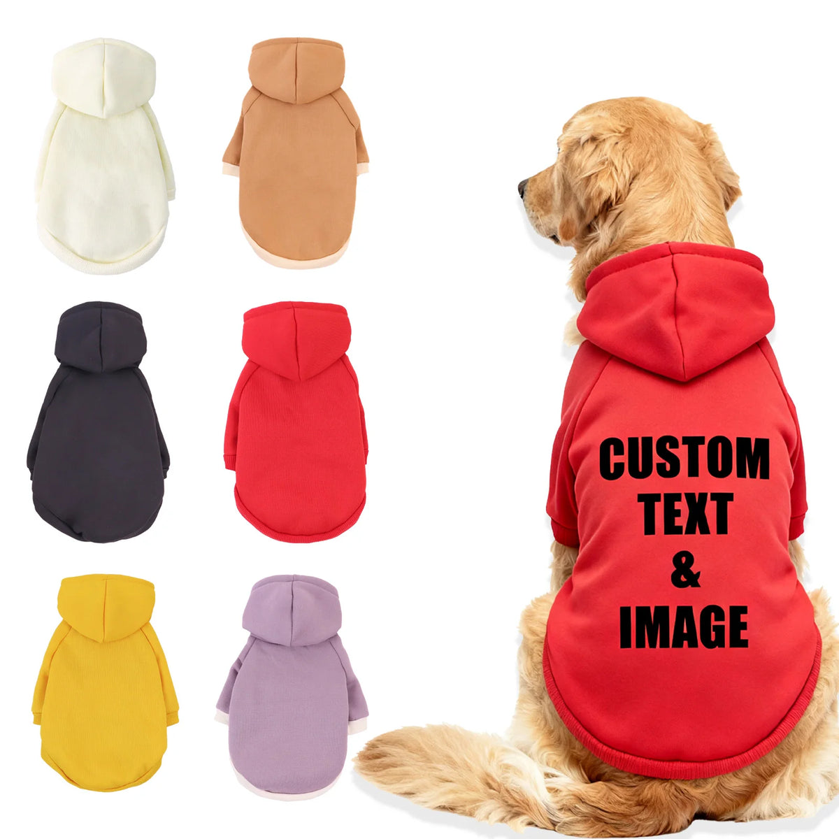 Cozy Cotton Dog & Cat Hoodie – Warm Winter Sweatshirt, XS–5XL