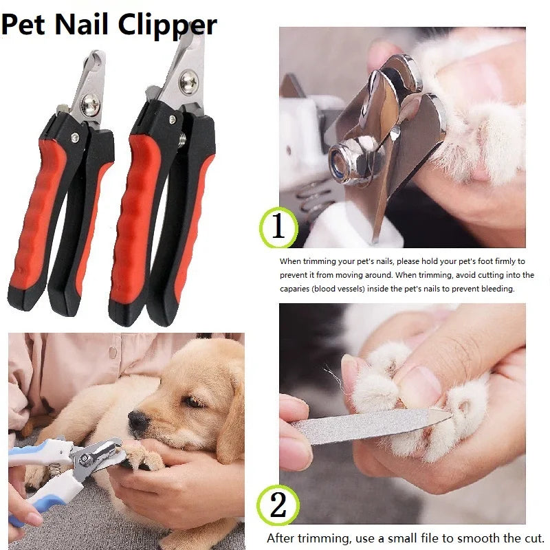 Pet Nail Clippers for Dogs & Cats