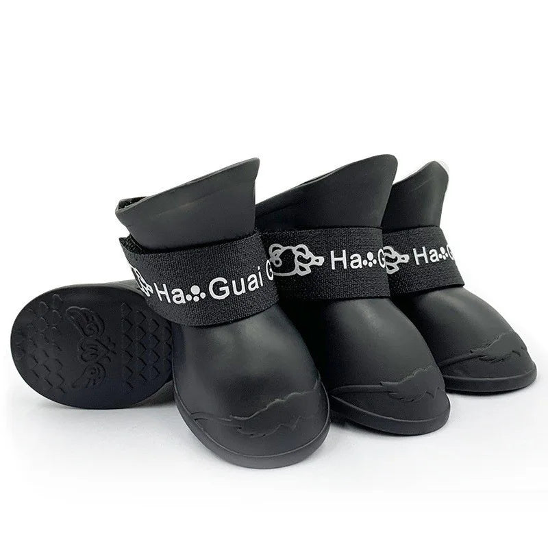Waterproof Non-Slip Silicone Dog Rain Boots
