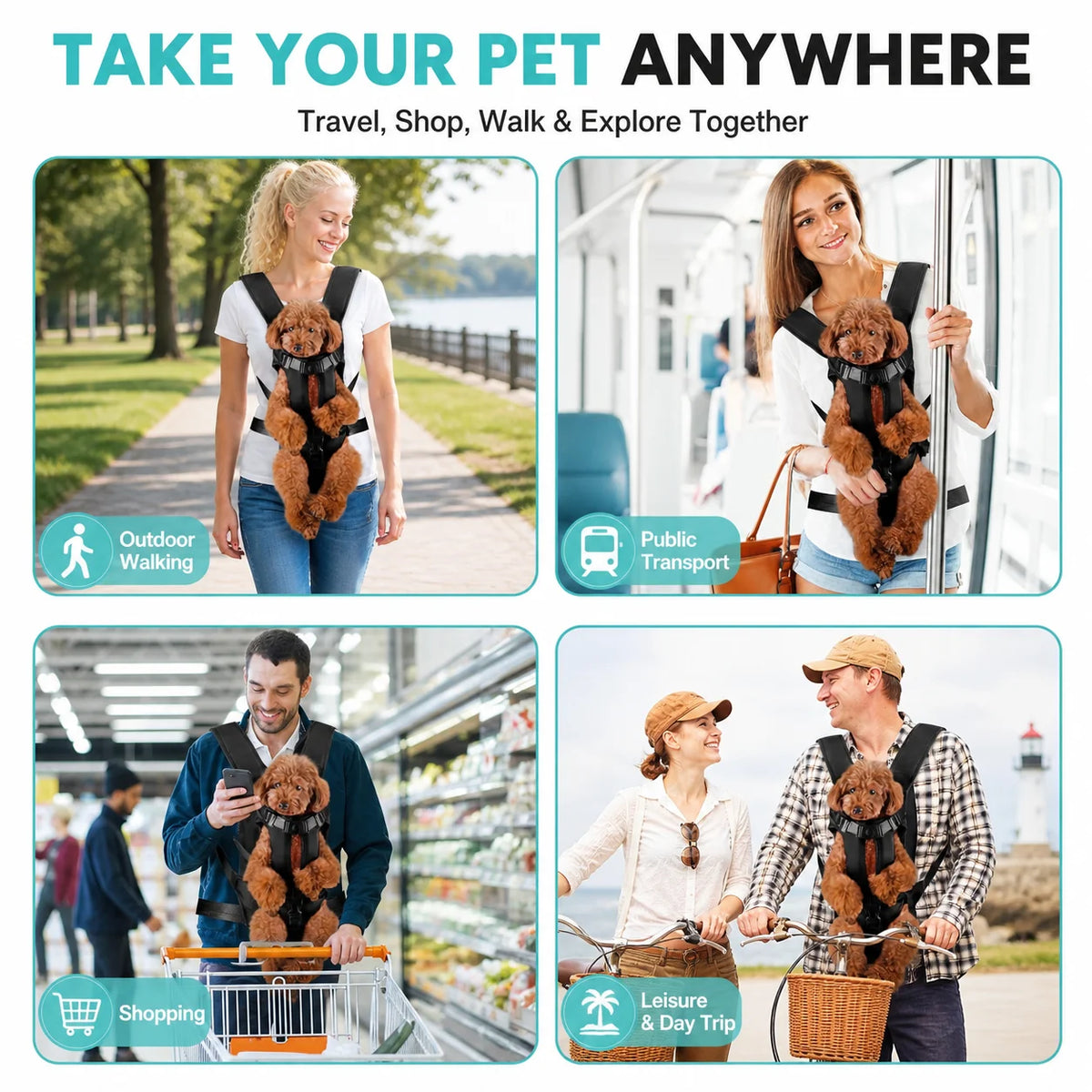 Hands-Free Front Pet Carrier