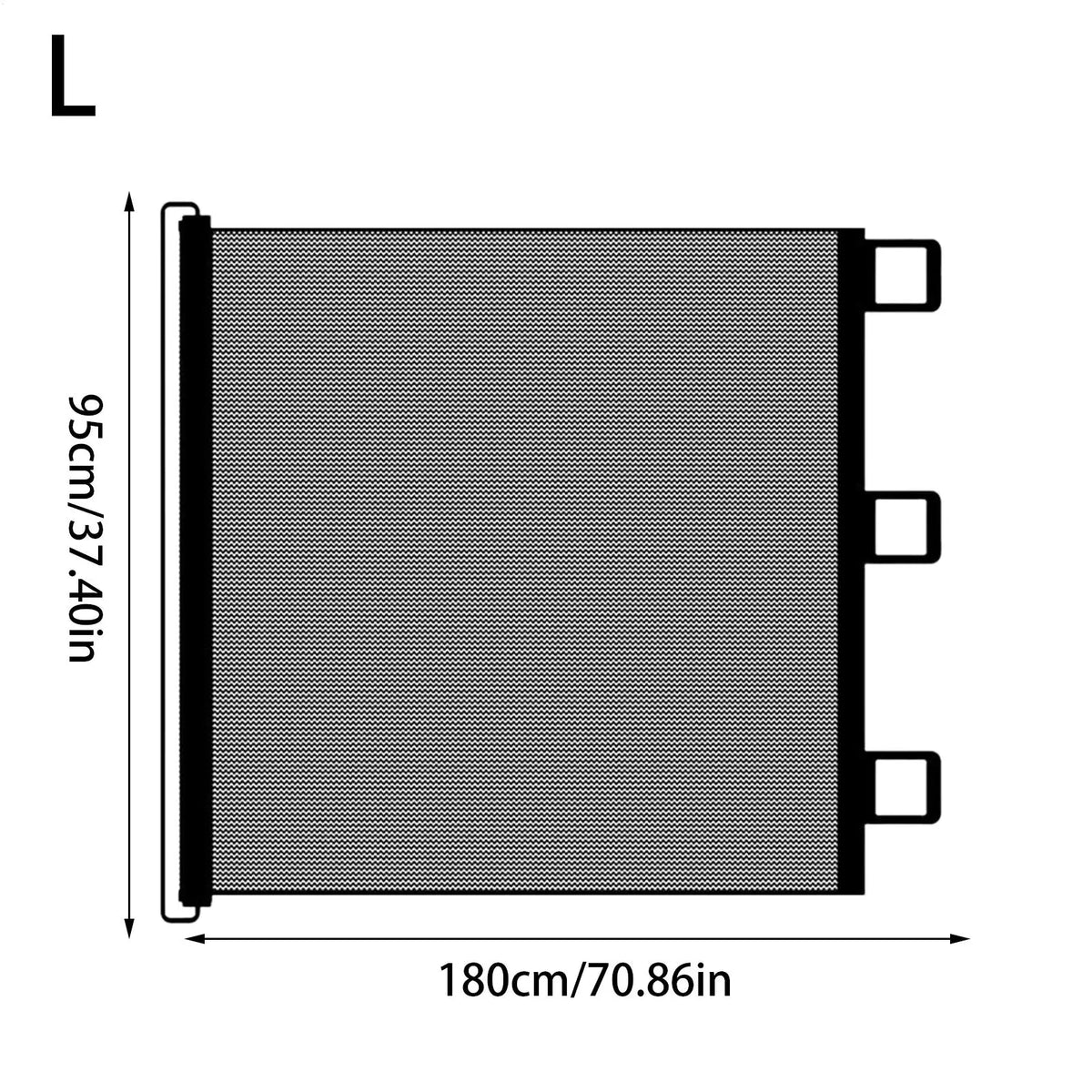 Folding Mesh Pet Safety Gate