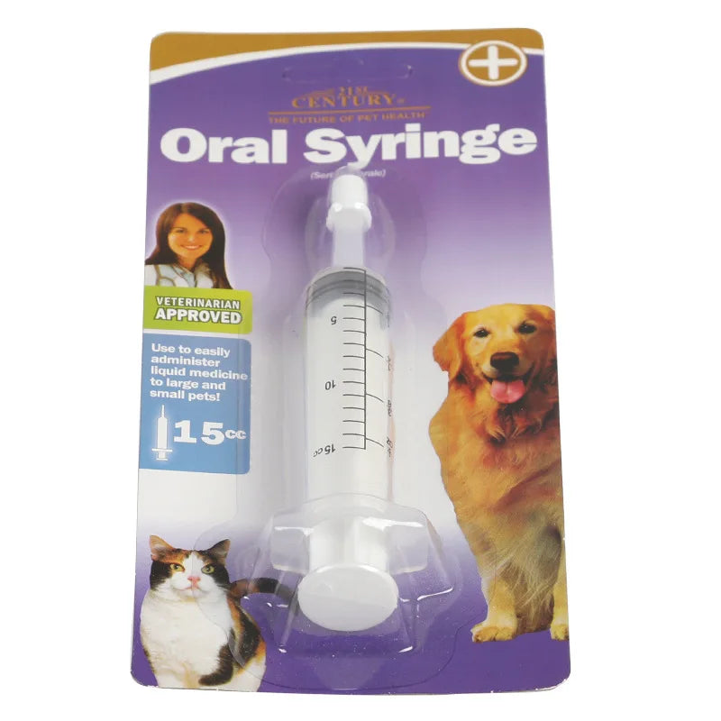 Push Tube Pet Medicine Dispenser