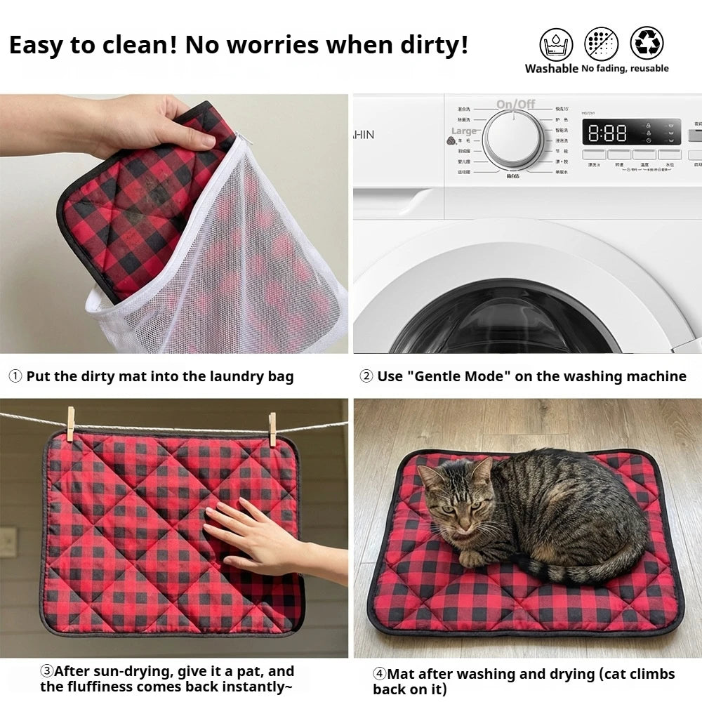 Self-Heating Pet Pad – No Plug Needed