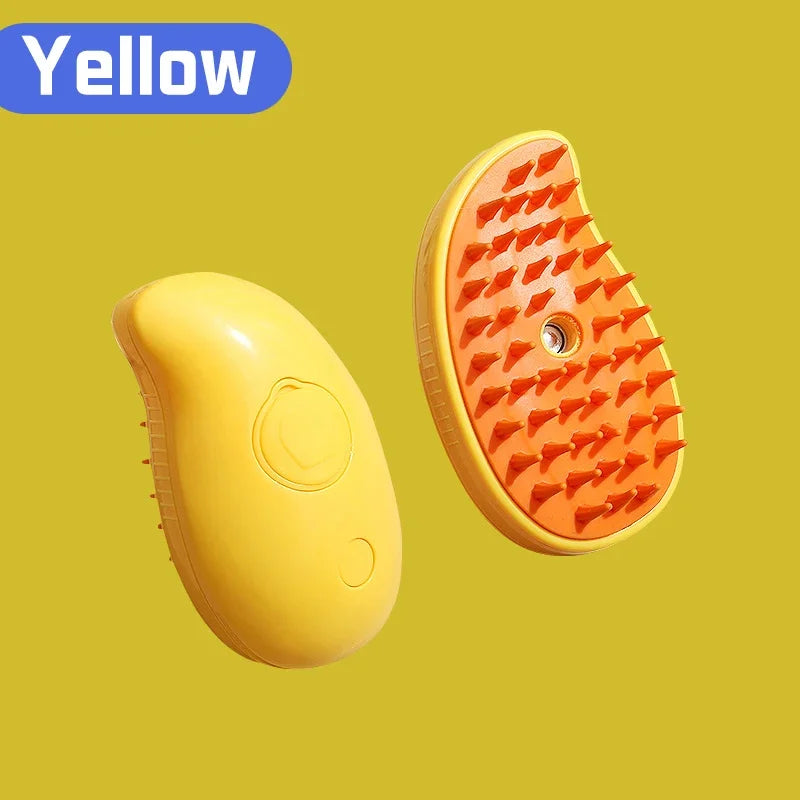 3-in-1 Steam Grooming Brush for Cats & Dogs