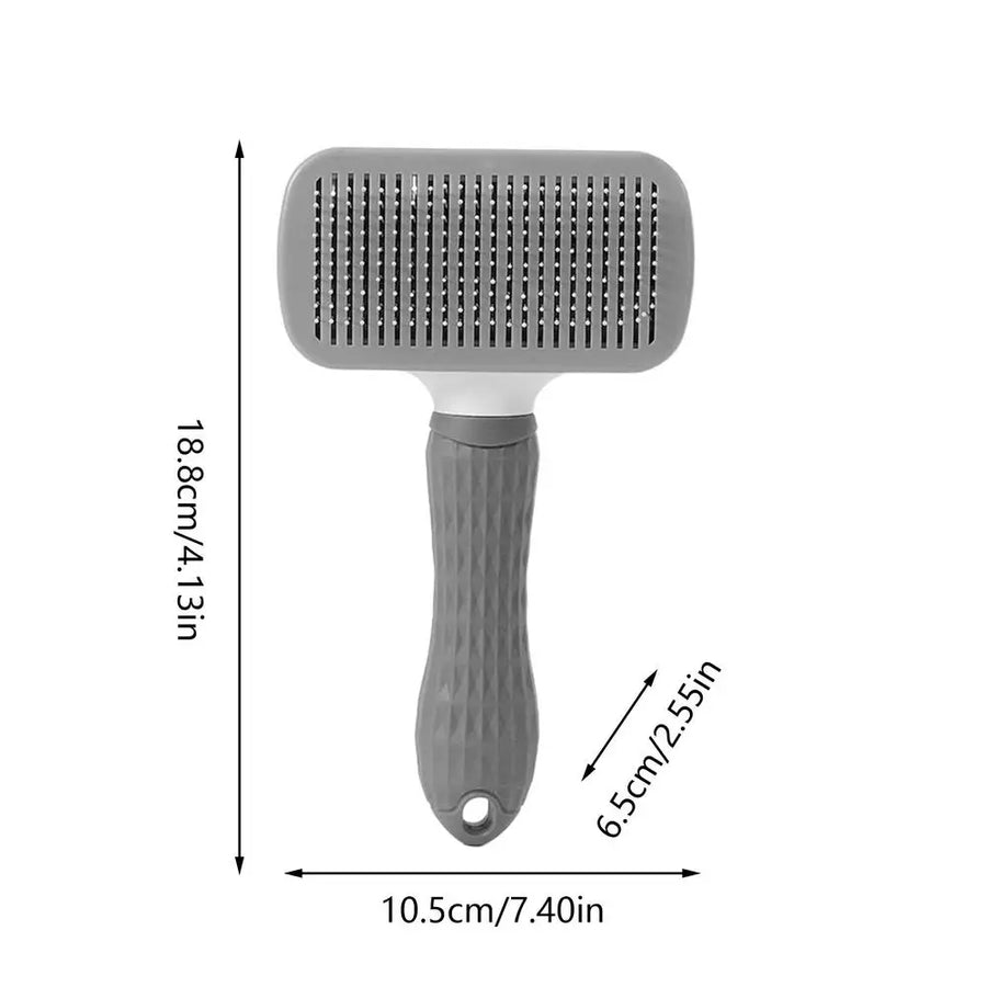 Self-Cleaning Slicker Brush