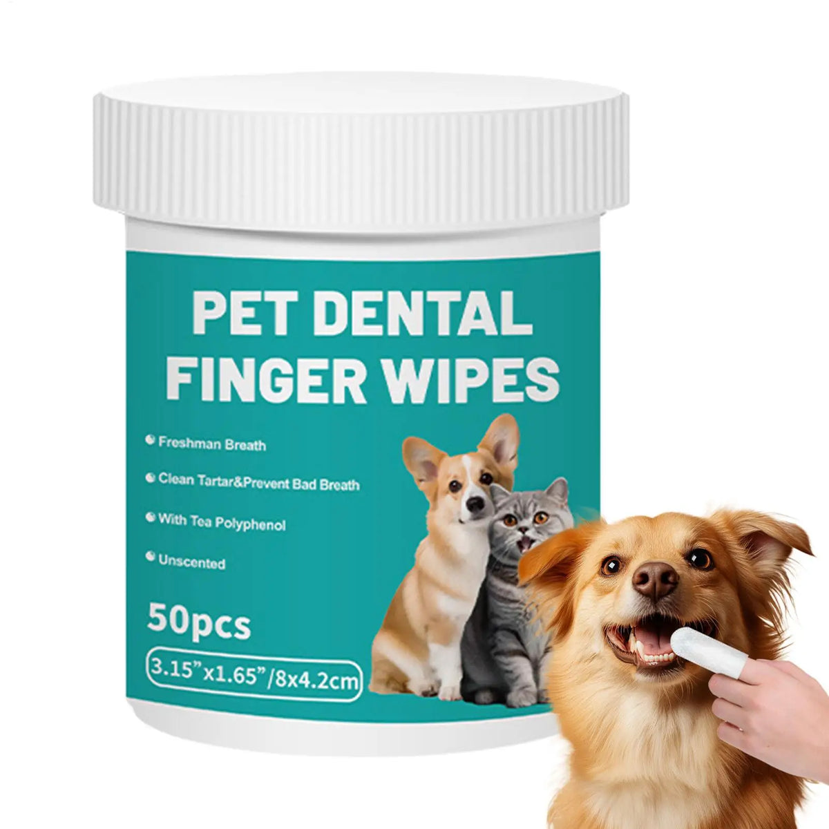 Disposable Finger Toothbrush for Pets