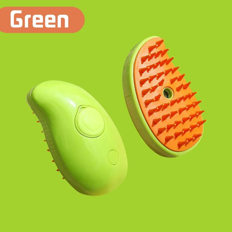 3-in-1 Steam Grooming Brush for Cats & Dogs