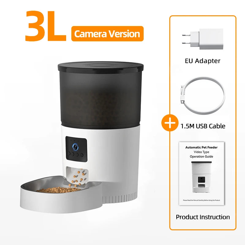 Smart Pet Feeder with Camera (3L)