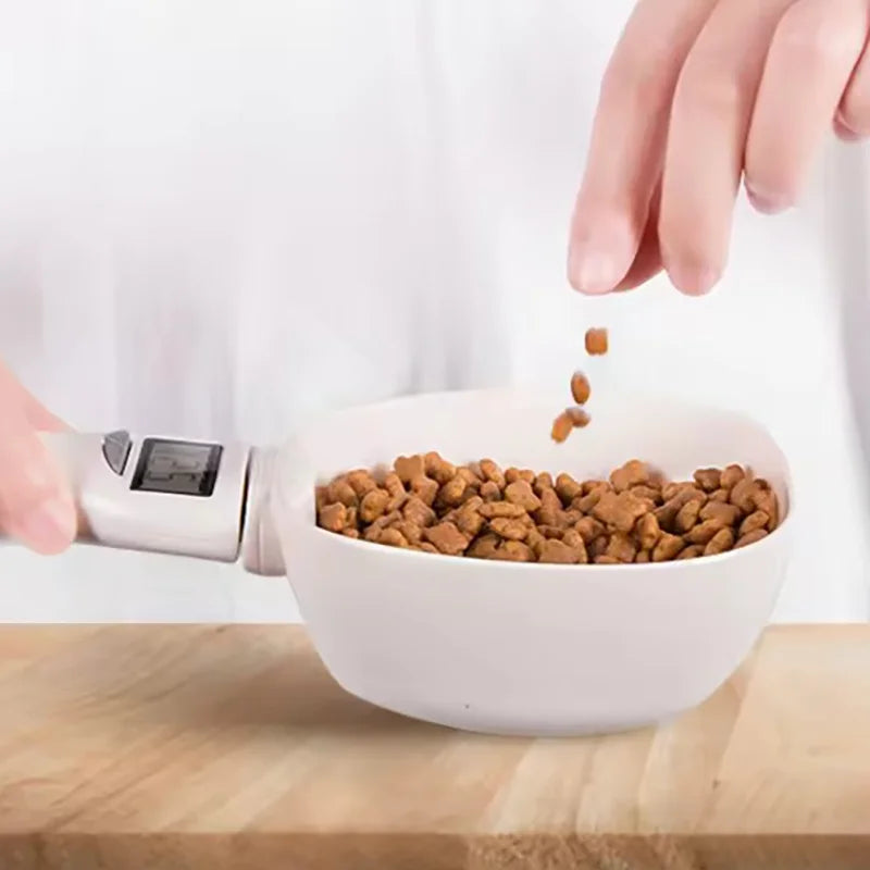 Digital Pet Food Scale with Measuring Spoon